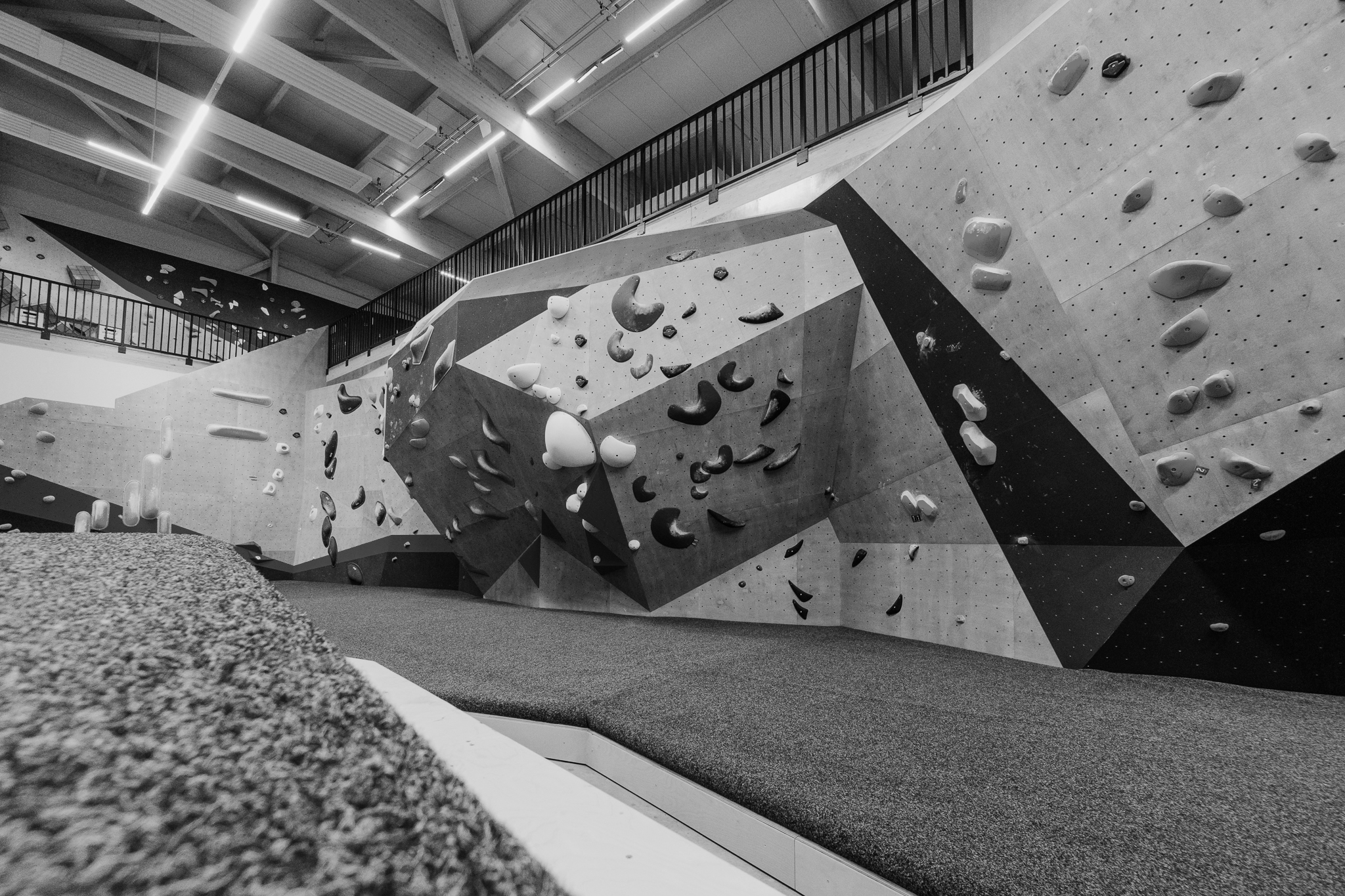Climbing gym background