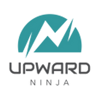 Upward Ninja and Bouldering logo